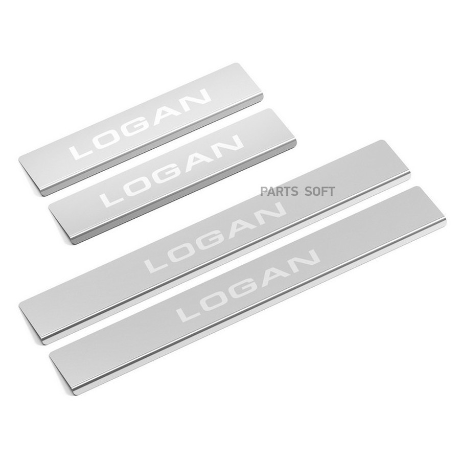 Накладка на пороги Renault Logan 2014- (4 шт.) AutoMax AMRELOG01 - AUTOMAX None None